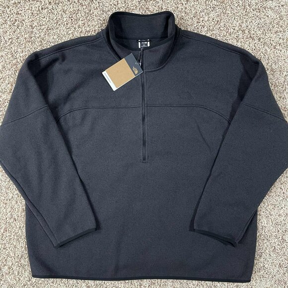 The North Face Men’s Front Range Fleece Half Zip Sweatshirt Black, Size 3X (New) - Picture 1 of 16